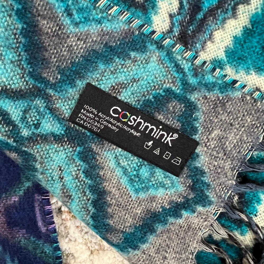 Cashmink Multicolor Patterned Scarf - Picture 4 of 6